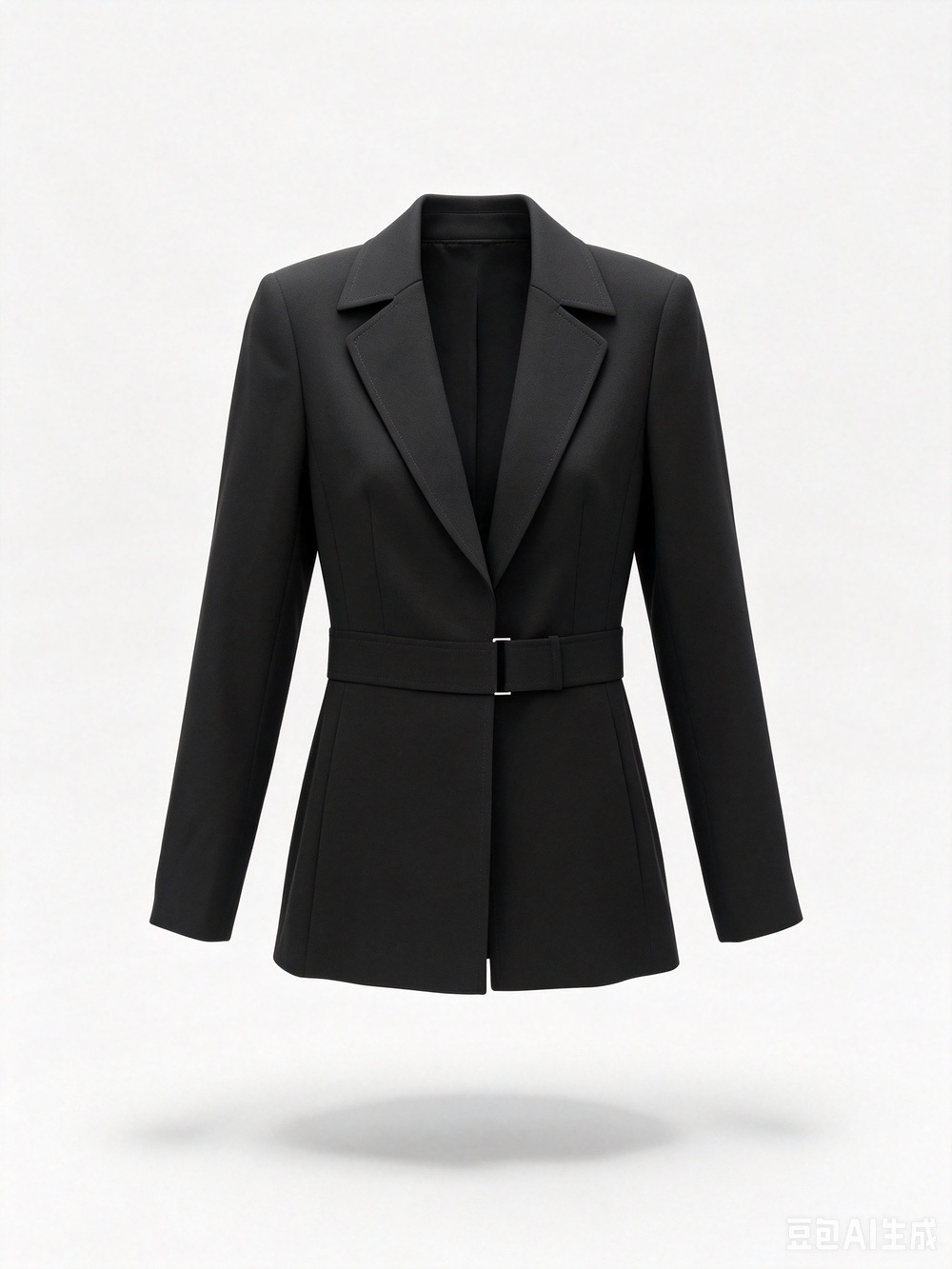 Escada Black Belted Tailored Blazer